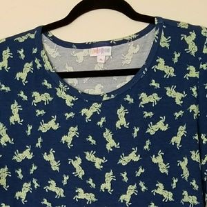BNWOT Lularoe Julia Dress - Unicorns!